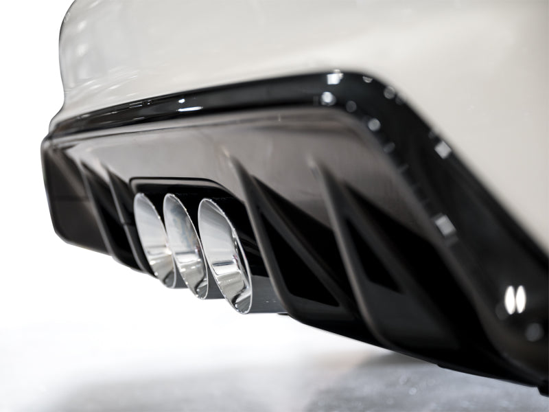 AWE Tuning 3020-52287 FITS 2023 Honda Civic Type R FL5 Track Edition Exhaust w/ Triple Chrome Silver Tips