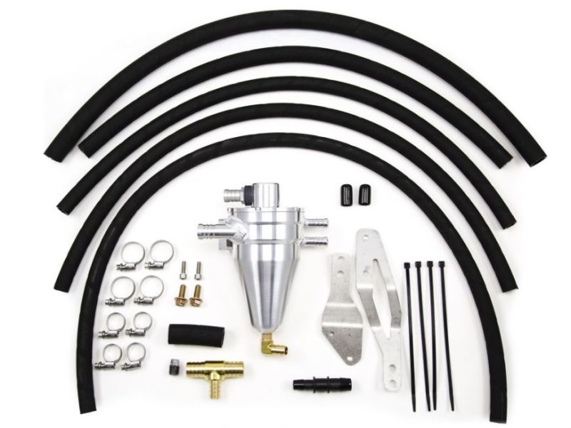 Killer B Motorsport GR-MV3S-C -Killer B 08-14 WRX / 08-17 STI Air/Oil Separator w/ Plumbing