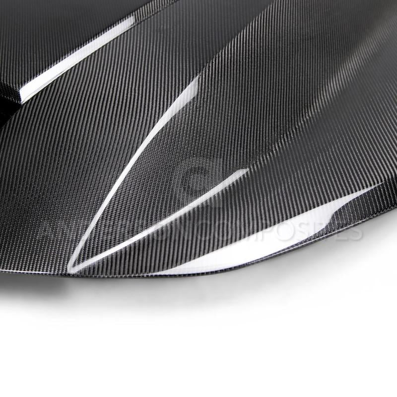 Anderson Composites AC-HD16CHCAM-CP-DS FITS 2016+ Chevy Camaro Carbon Fiber Double Sided Hood