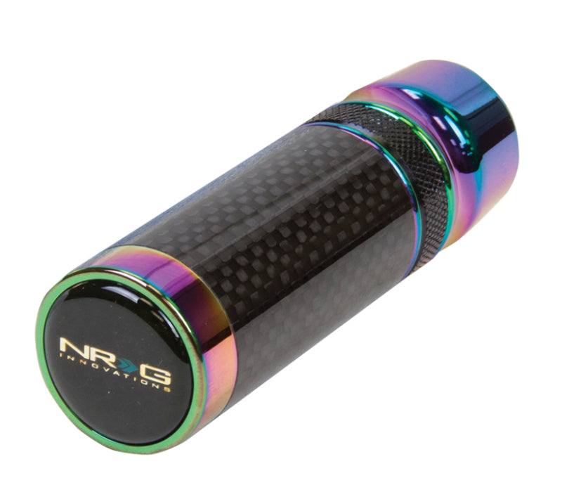 NRG Slimboy Adjustable Shift Knob (M10X1.25) Nissan / Mazda / Toyota - Carbon Fiber / Neochrome - free shipping - Fastmodz