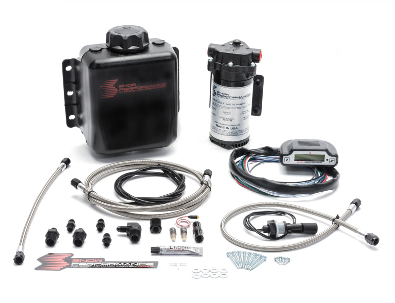 Snow Performance SNO-320-BRD - Stg 3 Boost Cooler DI 2D MAP Prog. Water Injection Kit (SS Braided Line & 4AN)