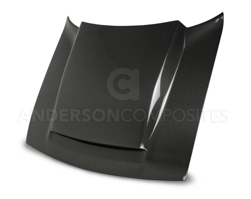 Anderson Composites AC-HD18DGCHDM-KB FITS 2018 Dodge Demon Cowl-Style Carbon Fiber Hood