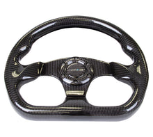 Load image into Gallery viewer, NRG ST-009CF/BK - Carbon Fiber Steering Wheel (320mm) Flat Bottom w/Shiny Black Carbon