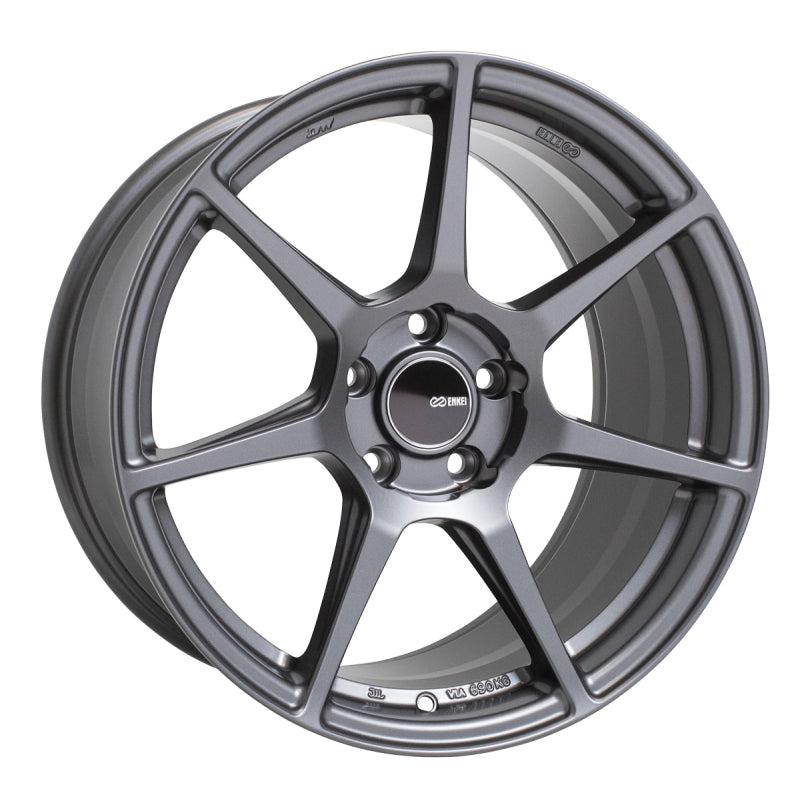 Enkei 516-880-6540GM - TFR 18x8.0 5x114.3 40mm Offset 72.6 Bore Diameter Matte Gunmetal Wheel