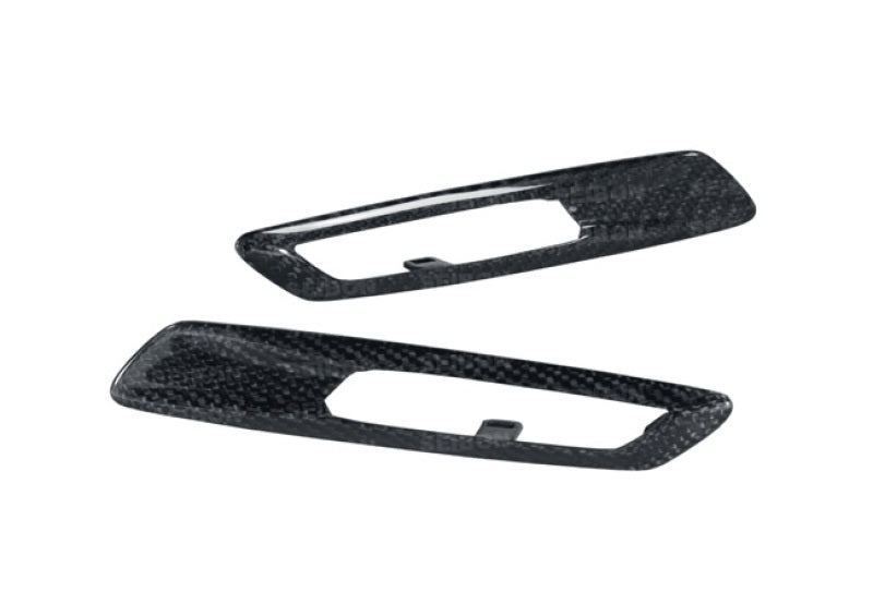 Seibon FD1012BMWF10 FITS 12-13 BMW F10 Carbon Fiber Fender Ducts (Pair)