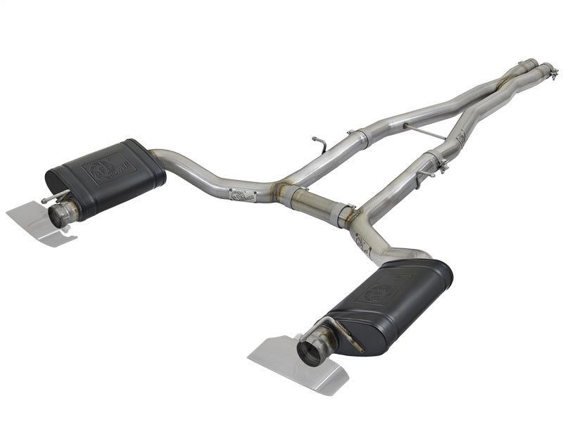aFe 49-32060 FITS MACH Force-Xp 304 SS Cat-Back Exhaust 15-16 Dodge Challenger V8-5.7L