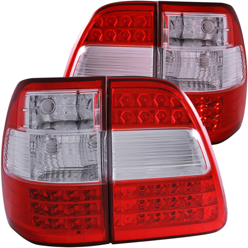 ANZO 311094 -  FITS: 1998-2005 Toyota Land Cruiser Fj LED Taillights Red/Clear G2