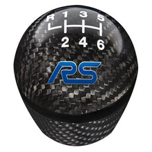 Load image into Gallery viewer, Ford Racing M-7213-FRSCF - Focus RS Black Carbon Fiber Shift Knob 6 Speed