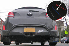 Load image into Gallery viewer, Rally Armor MF24-UR-BLK/BL FITS: 12-13 Hyundai Veloster UR Black Mud Flap w/ Blue Logo