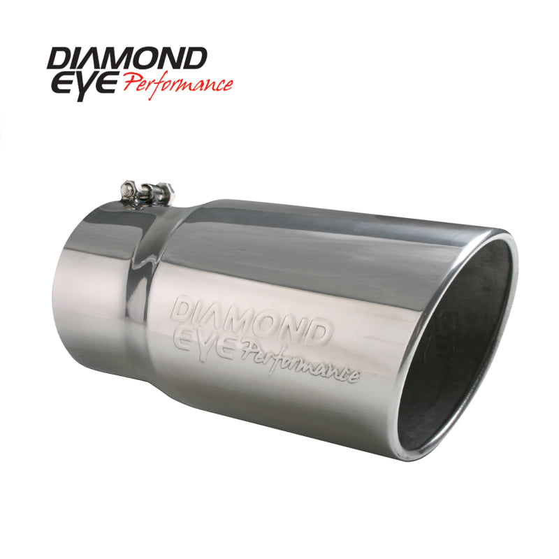 Diamond Eye Performance 4512BRA-DE - Diamond Eye TIP 4in-5inX12in BOLT-ON ROLLED ANGLE 15-DEGREE ANGLE CUT: EMBOSSED DIAMOND EYE