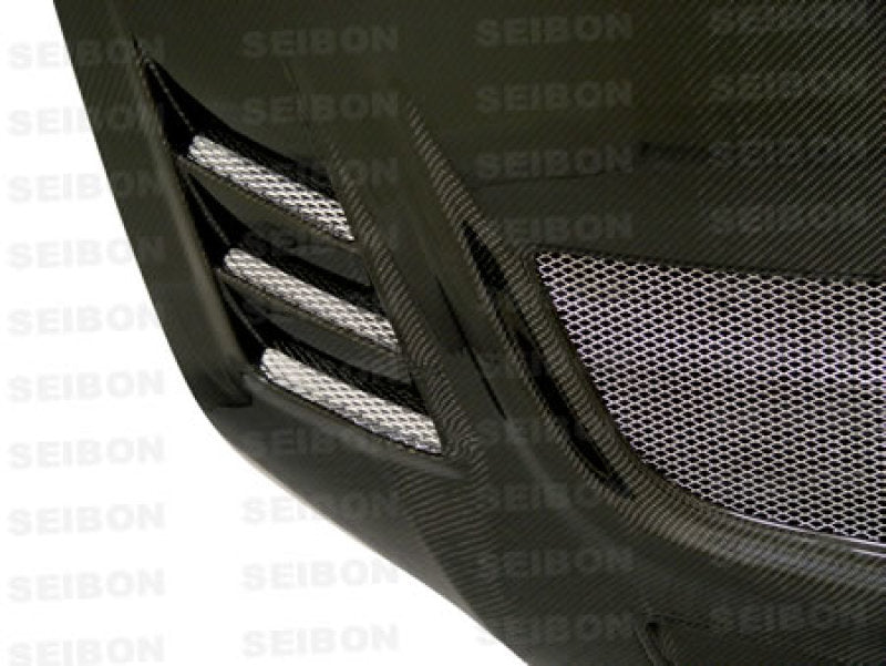 Seibon HD0305MITEVO8-CW FITS 03-07 Mitsubishi Evo 8 & 9 CW Carbon Fiber Hood