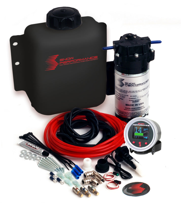 Snow Performance SNO-210 - Gas Stg. 2 The New Boost Cooler F/I Water Inj. Kit (Incl. 175 & 375 ml/min Nozzles)