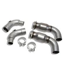 Load image into Gallery viewer, BBK 1816 FITS 15-20 Ford Mustang GT 3in Short Mid Pipe Kit w/Cats (Use LT Header 1633/16330/1856/18560)