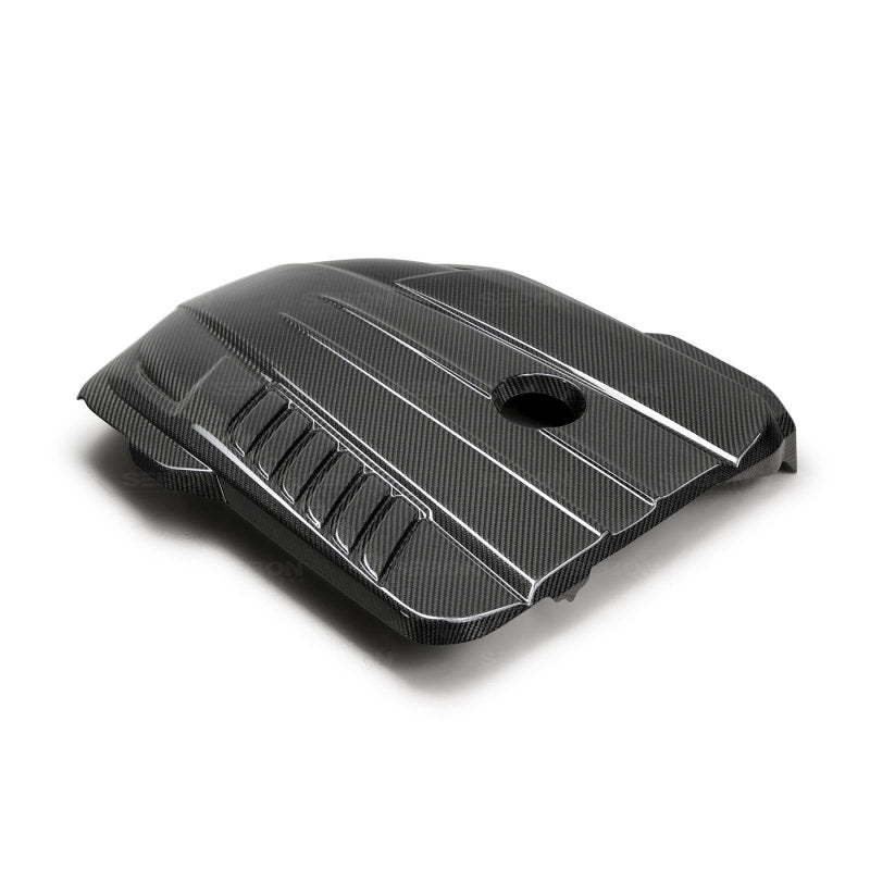 Seibon EC20TYSUP FITS 2020+ Toyota Supra (A90) Carbon Fiber Engine Cover