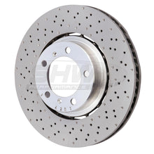 Load image into Gallery viewer, SHW Performance PFL49901 -  -SHW 18-19 Porsche 911 Carrera 4 GTS 3.0L w/o Ceramic Brake Left Front Drilled-Dimpled LW Brake Rotor