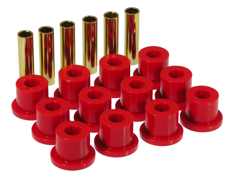 Prothane 7-1001 FITS 67-87 GM Rear Spring & Shackle Bushings (w/ 1.5in Bushings)Red