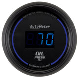 AutoMeter 6927 - Autometer Cobalt Digital 52.4mm Black 0-100psi Oil Pressure Gauge
