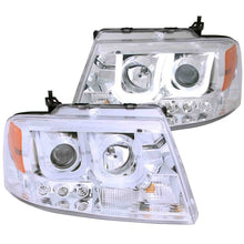 Load image into Gallery viewer, ANZO 2004-2008 Ford F-150 Projector Headlights w/ U-Bar Chrome