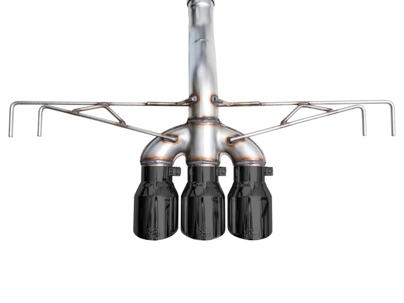 AWE Tuning 3020-53287 FITS 2023 Honda Civic Type R FL5 Track Edition Exhaust w/ Triple Diamond Black Tips