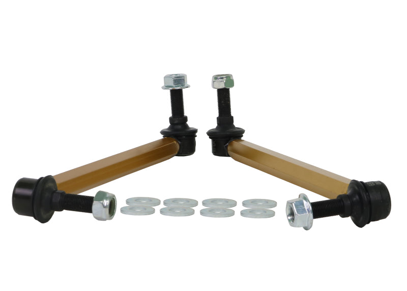 Whiteline KLC180-335 - Universal Sway Bar Link Assembly Heavy Duty 330mm-355mm Adjustable Steel Ball