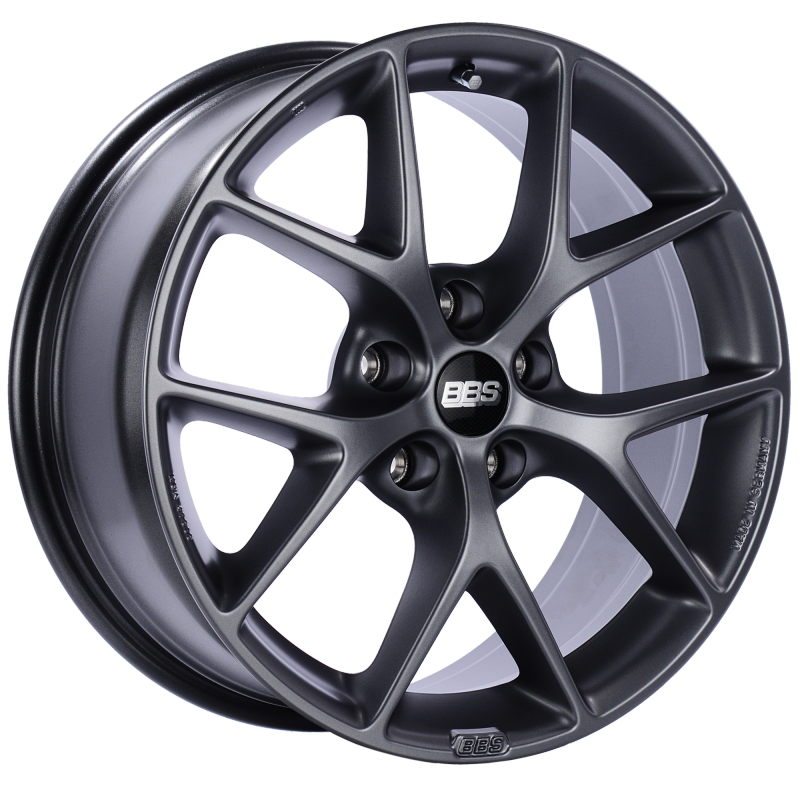 BBS SR016SG BBS SR 18x8 5x112 ET45 Satin Grey Wheel -82mm PFS/Clip Required - free shipping - Fastmodz