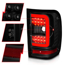 Load image into Gallery viewer, ANZO 311391 FITS 01-11 Ford Ranger LED TaillightsBlack Housing w/ Smoke Lens &amp; Light Bar