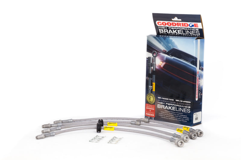 Goodridge 25048 - 04-13 Mazda 3/Mazdaspeed3 Stainless Steel Brake Lines Kit