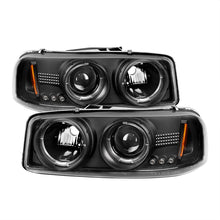 Load image into Gallery viewer, SPYDER 5009357 FITS 5009357 - Spyder GMC Sierra 1500/2500/3500 99-06 Projector Headlights LED Halo LED Black PRO-YD-CDE00-HL-BK