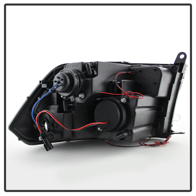 SPYDER 5010049 - Spyder Dodge Ram 1500 09-14 10-14 Projector Headlights Halogen- LED Halo LEDChrm PRO-YD-DR09-HL-C