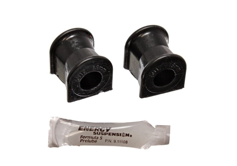 Energy Suspension 7.5101G - 70-78 Nissan 240Z/260Z/280Z Black 18mm Front Sway Bar Frame Bushings