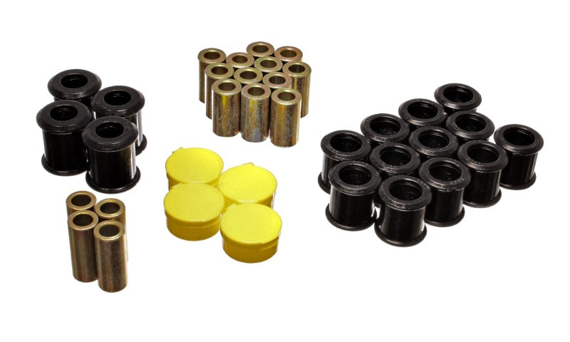 Energy Suspension 7.3115G - 89-94 Nissan 240SX (S13) Black Rear Control Arm Bushing Set