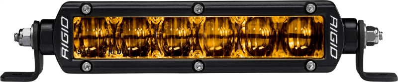 Rigid Industries 906704 FITS 6in SR-Series Pro Dot / SAE Fog Lights (Pair) - Selective Yellow