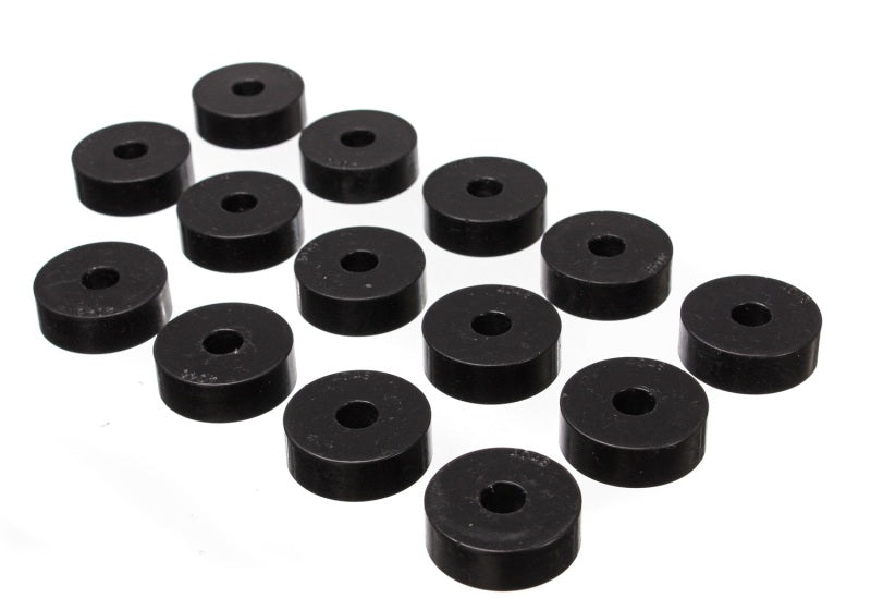 Energy Suspension 2.4101G FITS 2.4101G - 55-73 Jeep CJ5/CJ7/CJ8 Scrambler Black Body (Cab) Mount Set