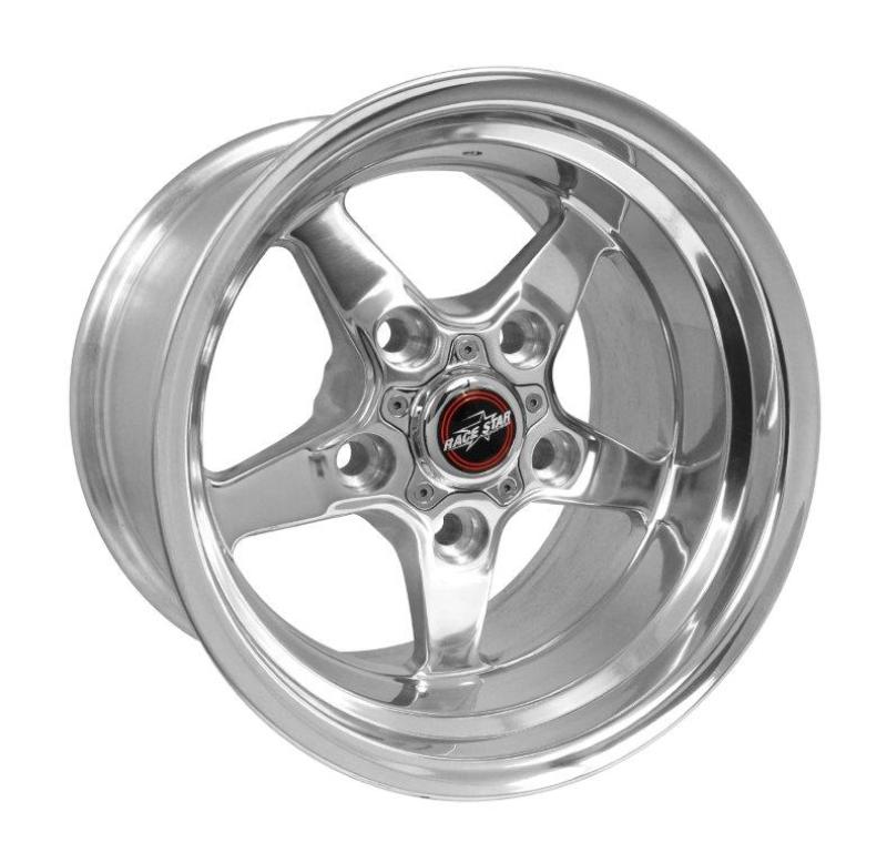 Race Star 92 Drag Star 15x10.00 5x135bc 5.25bs Direct Drill Polished Wheel - free shipping - Fastmodz