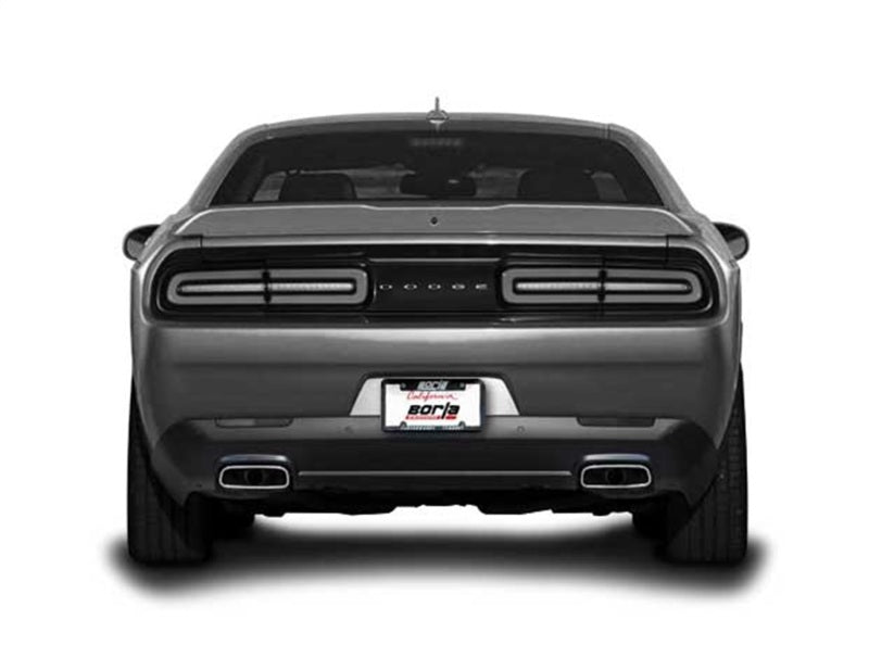 Borla 140650 - 2015 Dodge Challenger 3.6L V6 ATAK Catback Exhaust No Tips Factory Valance