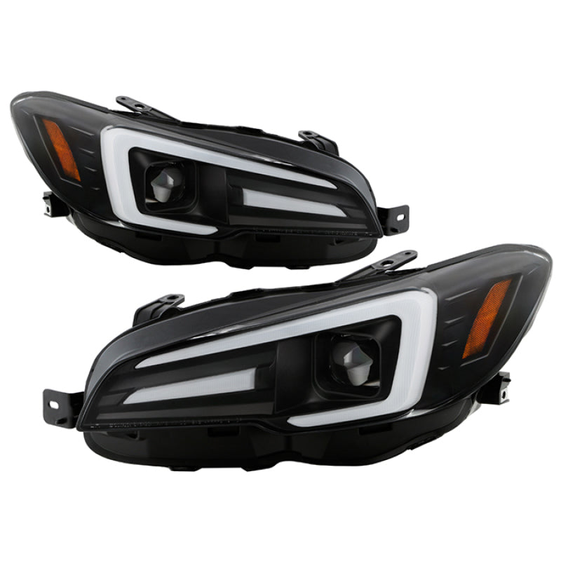 SPYDER 5088109 - Spyder Subaru Impreza WRX 15-20 LED High-Power LED Headlights-Black PRO-YD-SWRX15LEDAP-SBSEQ-BK