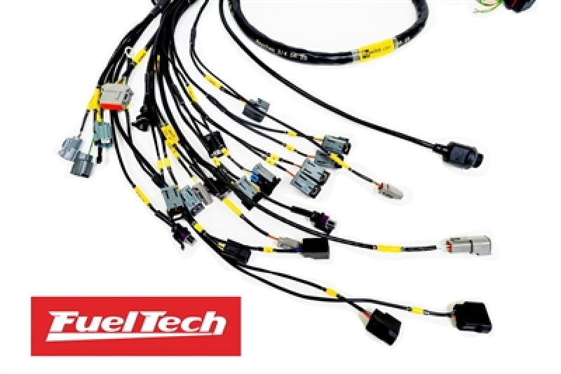 Rywire RY-K2-FUELTECH-550 - Honda K-Series (w/FuelTech 550 ECU) Eng Harness w/OBD2 Alt/EV14 Inj/AEM IAT/MAP (Adapter Req)