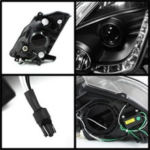 Load image into Gallery viewer, SPYDER 5064738 - Spyder Nissan 350Z 03-05 Projector Headlights Halogen Model OnlyDRL Black PRO-YD-N350Z02-DRL-BK