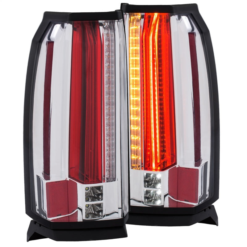 ANZO - [product_sku] - ANZO 2015-2017 GMC Yukon/Yukon XL LED Taillights Chrome - Fastmodz