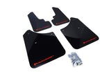 Rally Armor MF5-UR-BLK/RD FITS: 2003-2008 Subaru Forester UR Black Mud Flap w/ Red Logo