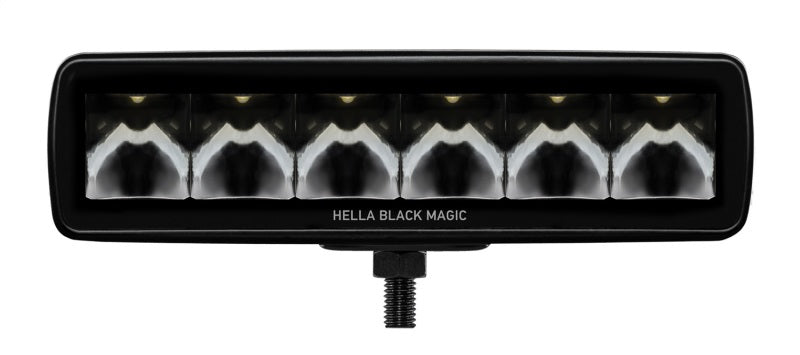 Hella 358176211 - Universal Black Magic 6 L.E.D. Mini Light BarSpot Beam