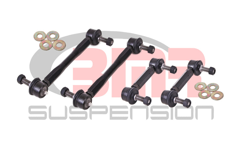 BMR Suspension ELK012 - BMR 15-17 S550 Mustang Front and Rear Sway Bar End Link Kit Black