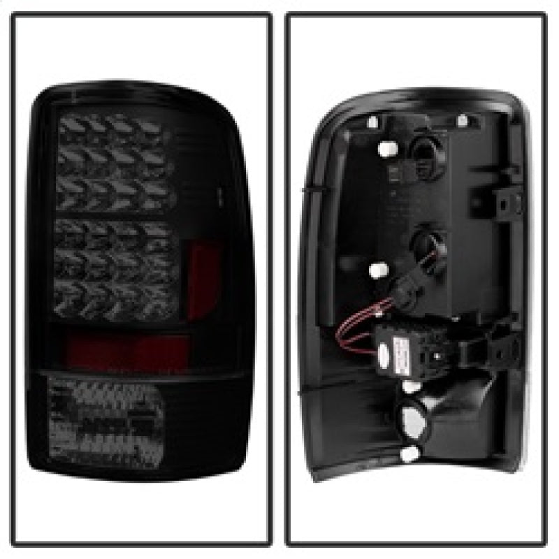 SPYDER 5078001 - Spyder Chevy Suburban/Tahoe 1500/2500 00-06 LED Tail Lights Black Smoke ALT-YD-CD00-LED-BSM