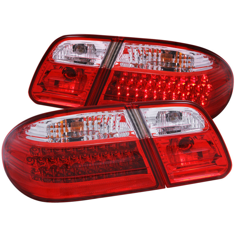 ANZO 321114 FITS 1996-2002 Mercedes Benz E Class W210 LED Taillights Red/Clear