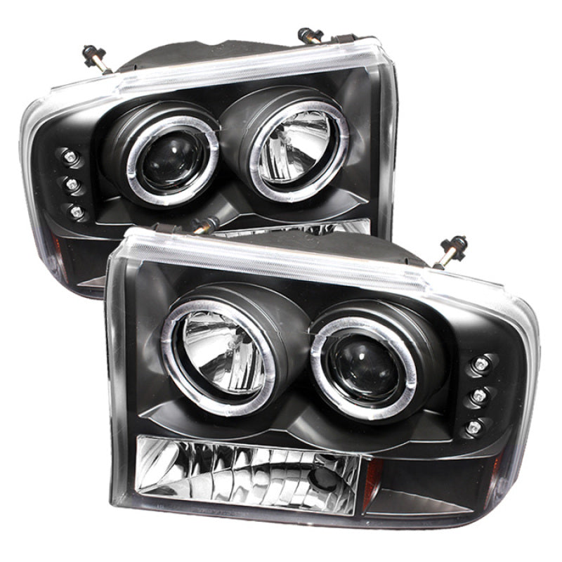 SPYDER 5010339 FITS 5010339 - Spyder Ford F250 Super Duty 99-04 Projector Version 2 LED Halo LED Blk PRO-YD-FF25099-1P-G2-BK