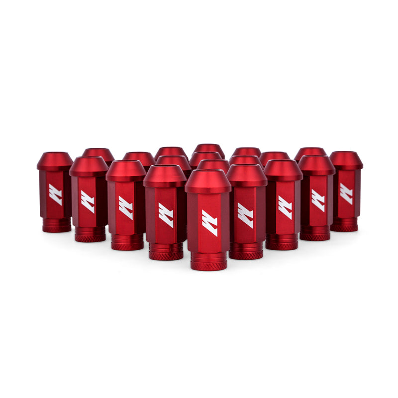 Mishimoto MMLG-15-20LRD - Aluminum Locking Lug Nuts M12x1.5 20pc Set Red