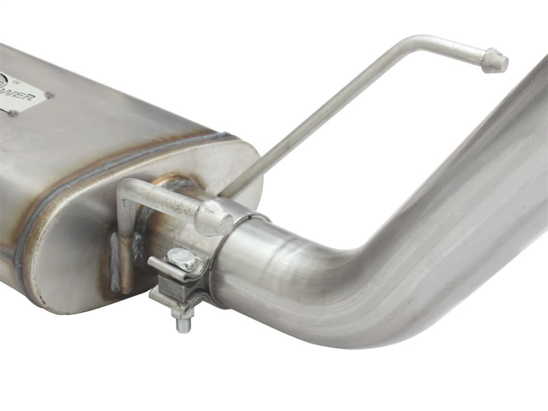 aFe 49-46024-B FITS MACH Force XP 2.5in Cat-Back Stainless Steel Exhaust System w/Black Tip Toyota Tacoma 13-14 2.7L
