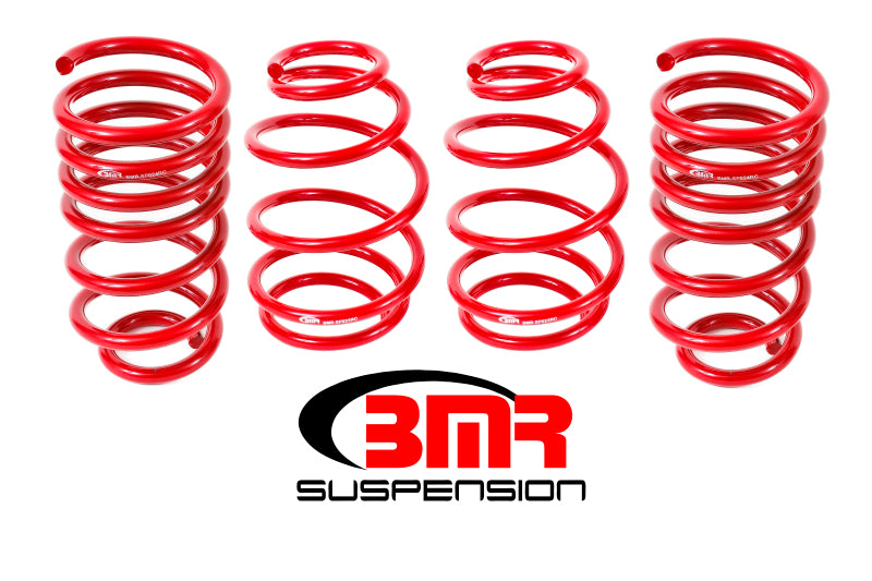 BMR Suspension SP022R - BMR 10-15 5th Gen Camaro V8 Lowering Spring Kit (Set Of 4) Red