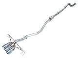 AWE Tuning 3020-52287 FITS 2023 Honda Civic Type R FL5 Track Edition Exhaust w/ Triple Chrome Silver Tips