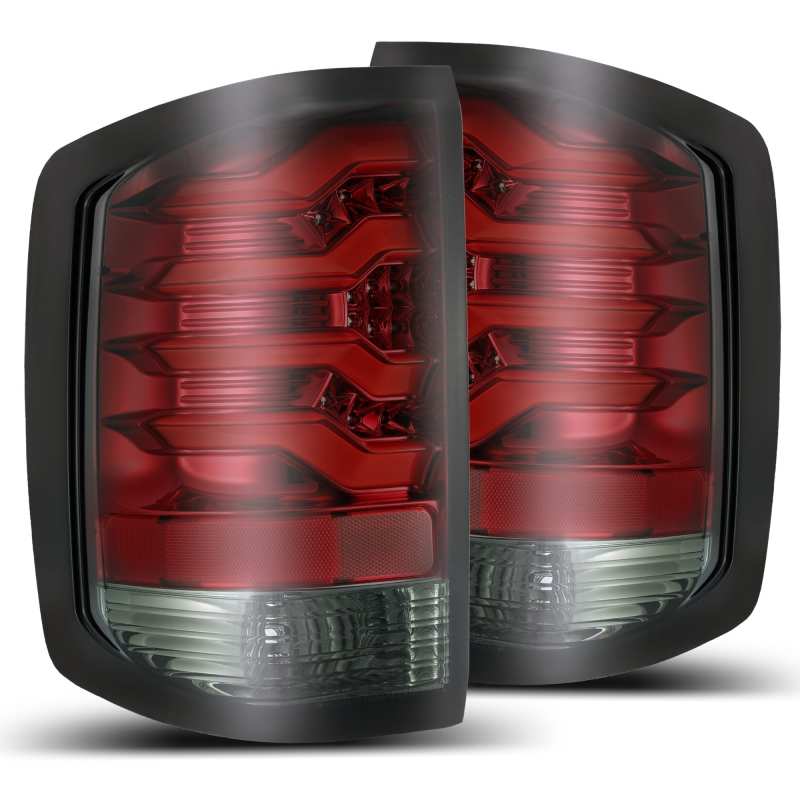 AlphaRex 620020 AlphaRex 14-18 Chevrolet Silverado 1500 PRO-Series LED Tail Lights Red Smoke - free shipping - Fastmodz